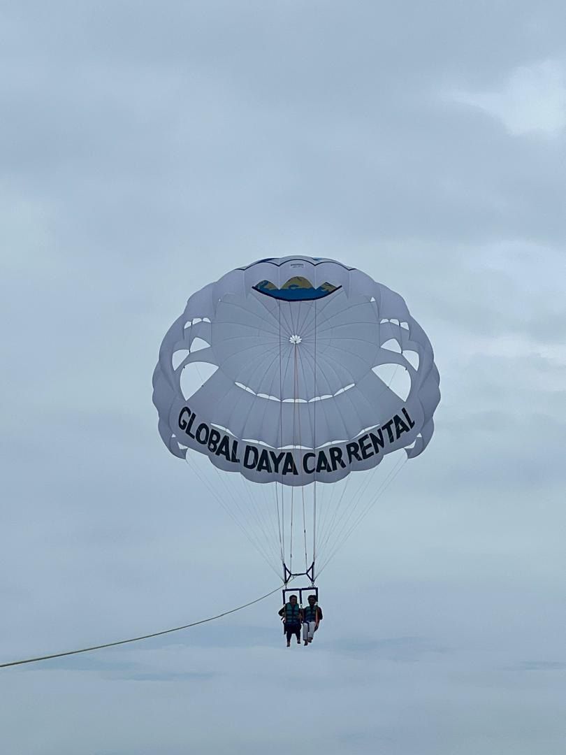 Parasailing at the Islands